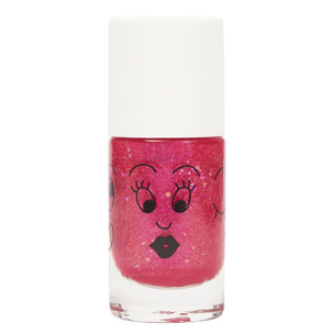 Sissi - Vernis Enfant Formulé à Base d'Eau - Rose Pailleté 8 ml