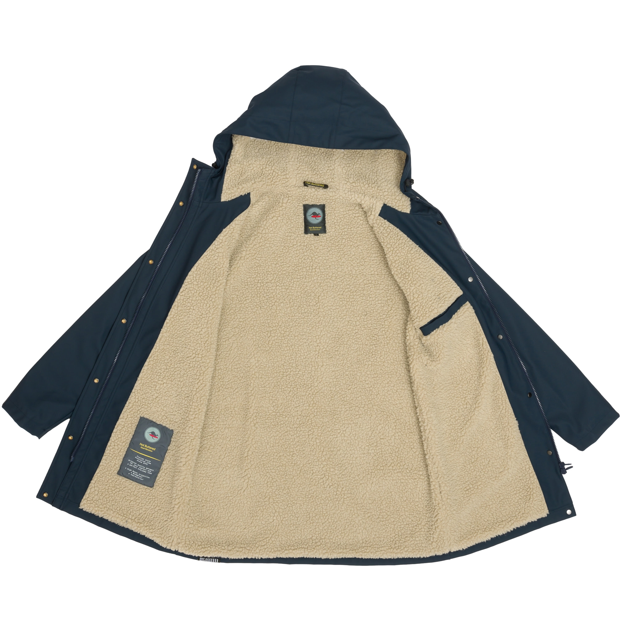 Chaqueta Hot Buttered térmica impermeable Karen azul marino