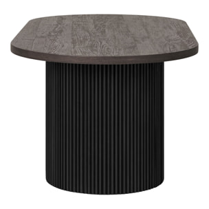 Tavolino da salotto Boavista marrone scuro 120x60 cm