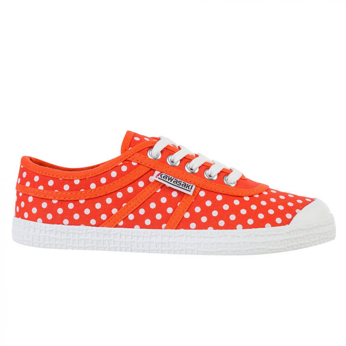 Zapatillas Sneaker para Mujer - KAWASAKI Polka Canvas Shoe K202421 5030 Cherry Tomato