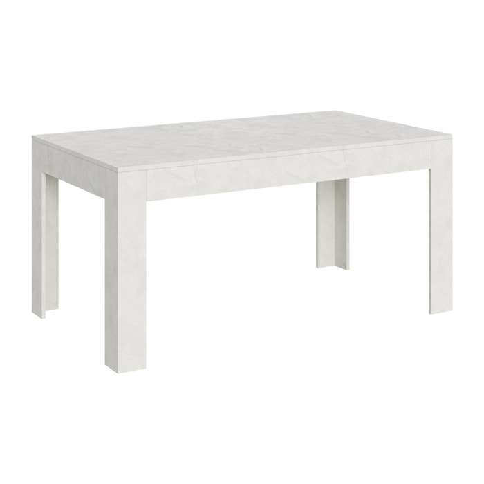 Tavolo allungabile 90x160/220 cm Bibi Bianco Spatolato