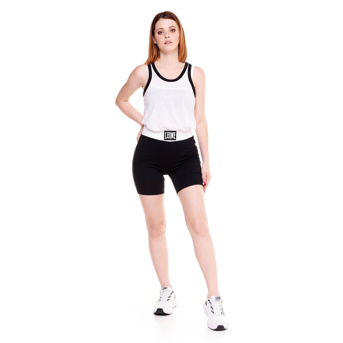 Leggings shorts da donna Black and White