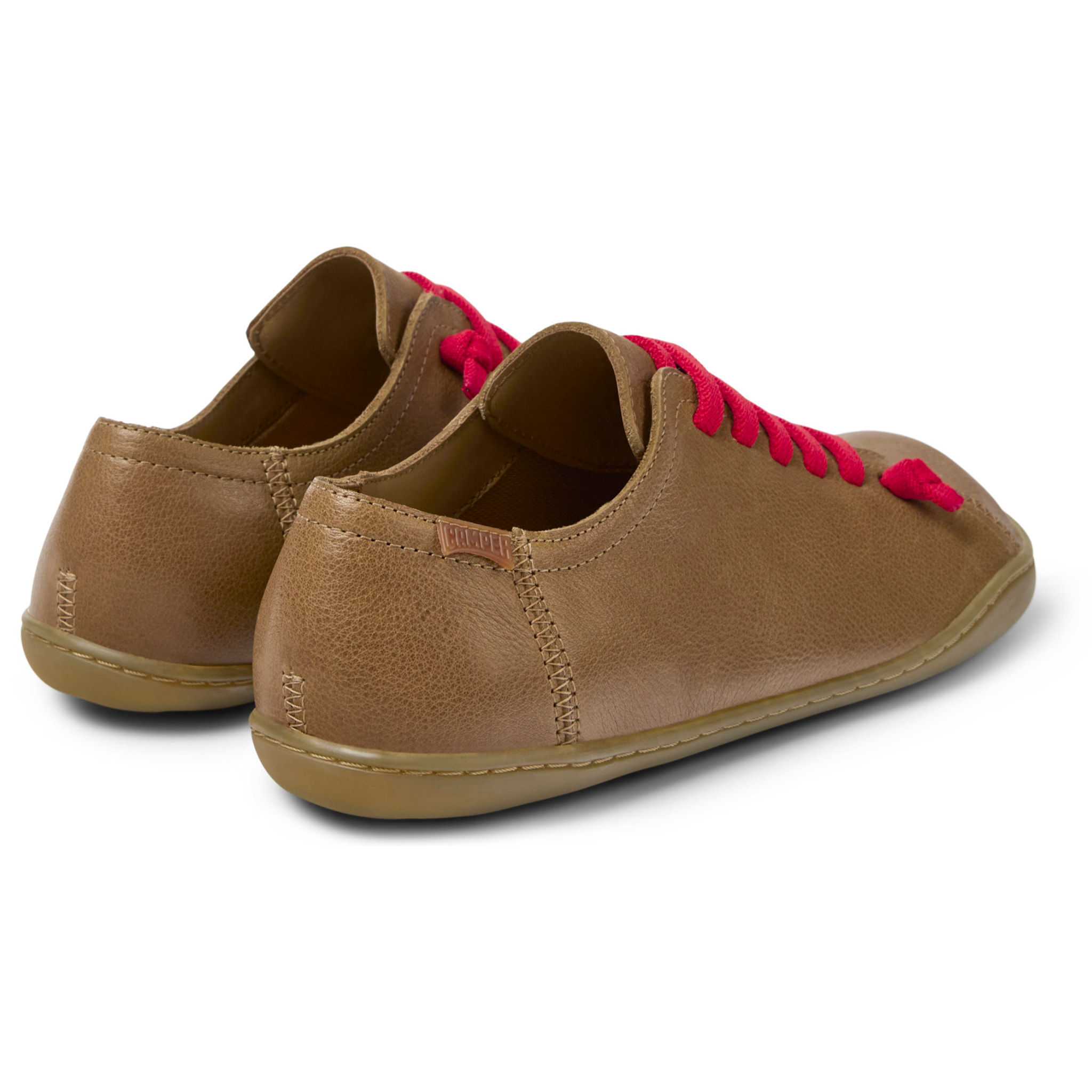 Zapatillas - CAMPER Peu Cami - Marron - Cuero liso