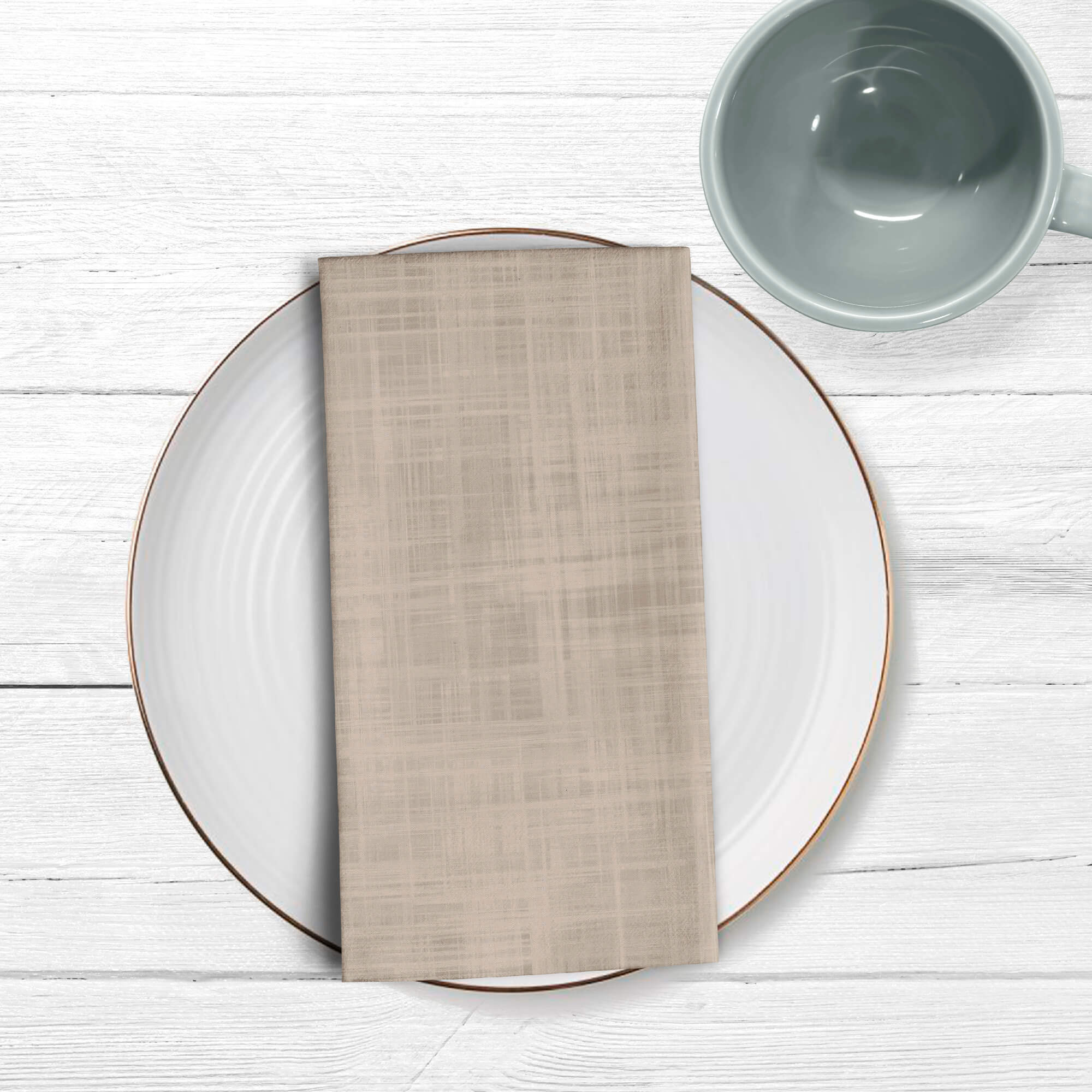 Pack de 2 serviettes 0120-90 100% coton 45x45 cm