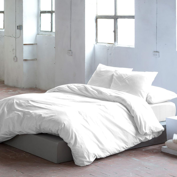 Housse de couette PURE en coton percale - blanc - vendue seule