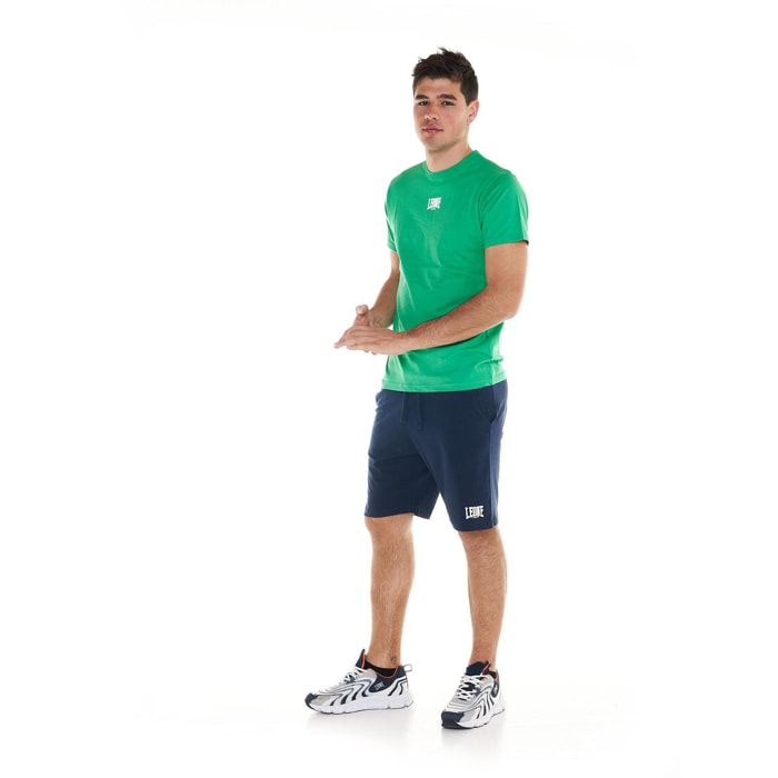 Completo set da uomo composto da t-shirt e pantaloncini Leone Basic