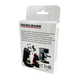 Sachets détartrants pour machines à café Fackelmann Petit Déjeuner