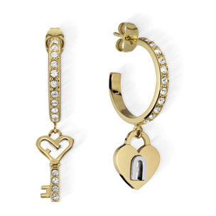 Furla Joyería Pendientes Furla Loving Padlock