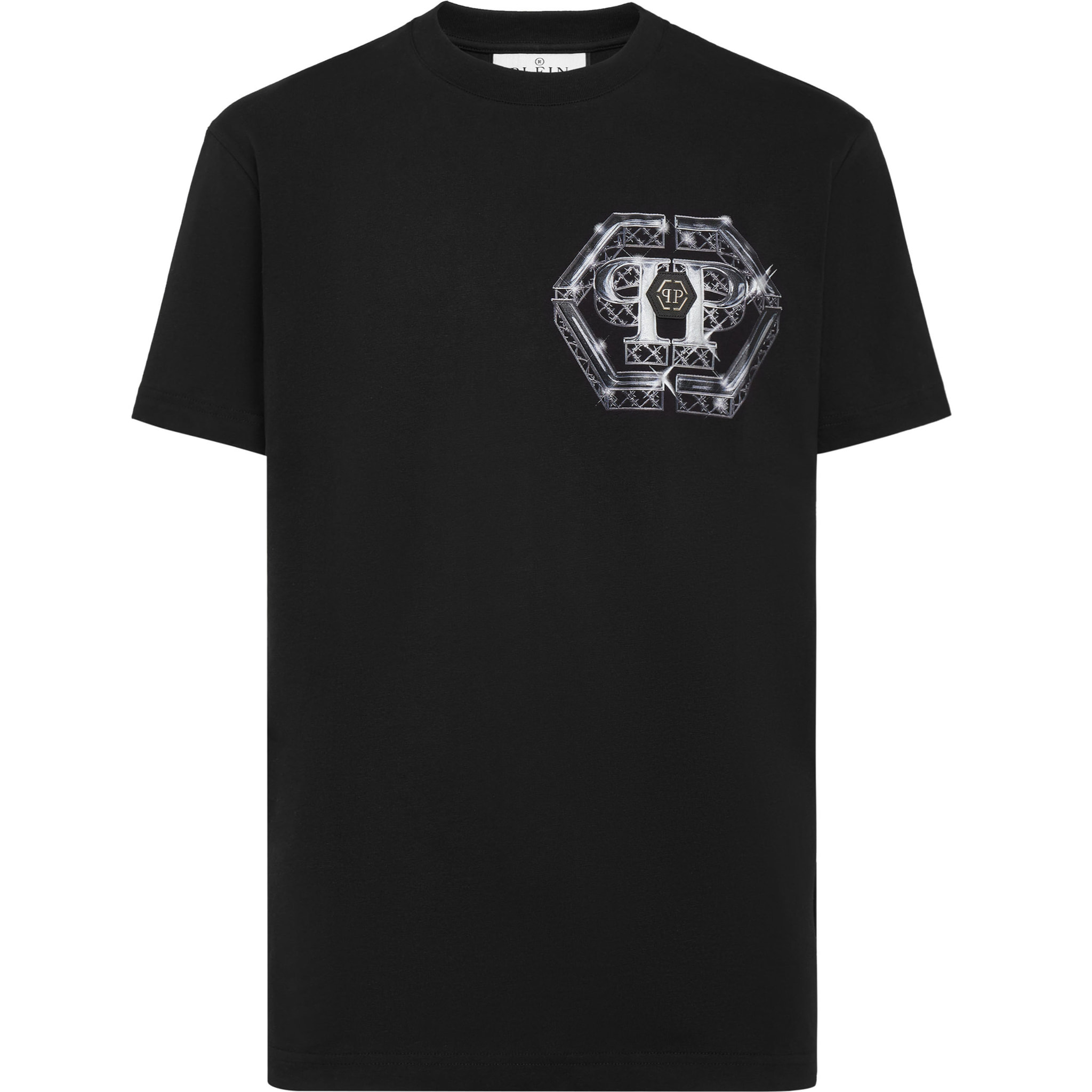 PHILIPP PLEIN T-Shirt Round Neck SKULL