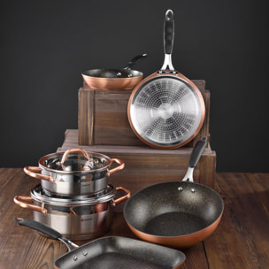 Sartén de Aluminio Forjado Inducción 24 cm SAN IGNACIO Cobre