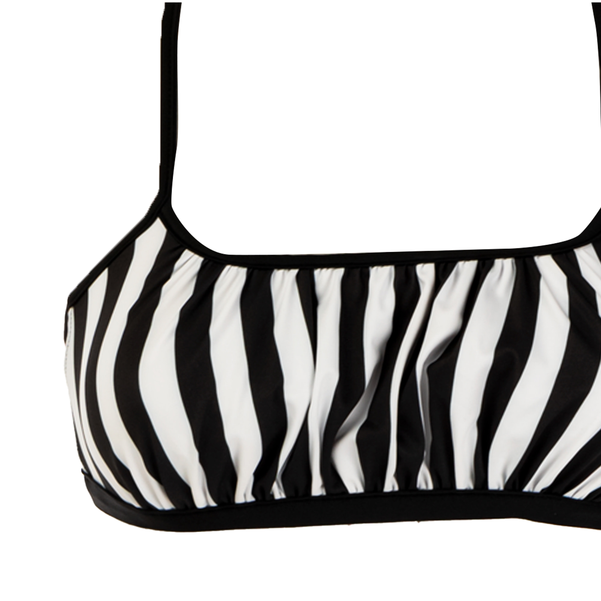 TRUSSARDI reggiseno fascia mare donna black