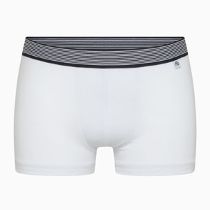 Boxer bimbo in cotone organico con elastico a righe