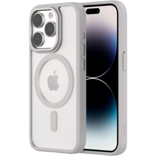 Coque bumper QDOS Iphone 15 Pro MagSafe Hybrid SNAP Blanc