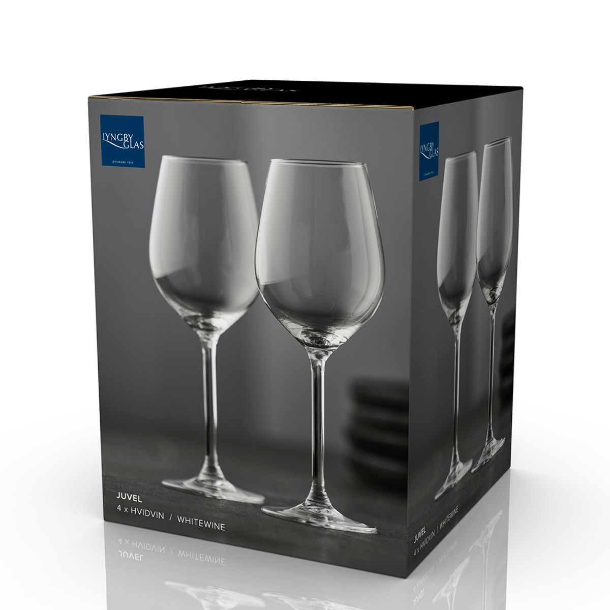 Set de 4 verres à vin blanc Juvel 38 cl