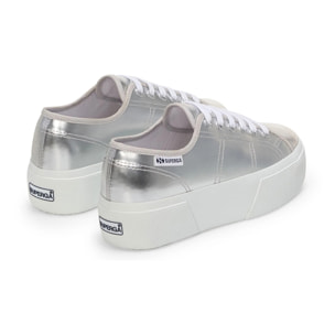 Scarpe da donna Superga Grigio 3790 Platform Mirror Synthetic Material