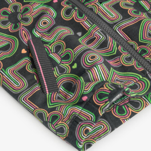 Chaqueta felpa estampada de niña -BCI