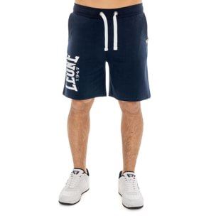 Pantalón corto de hombre con gran logo Leone Basic