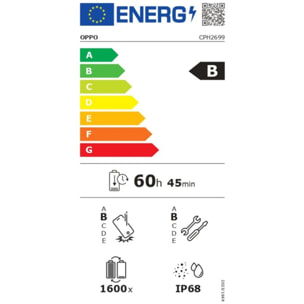 Smartphone OPPO Reno 13 FS 512Go Gris Graphite 5G