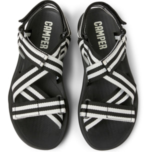 Sandali - CAMPER Match - Nero - Tessile tecnico (Poliestere riciclato)