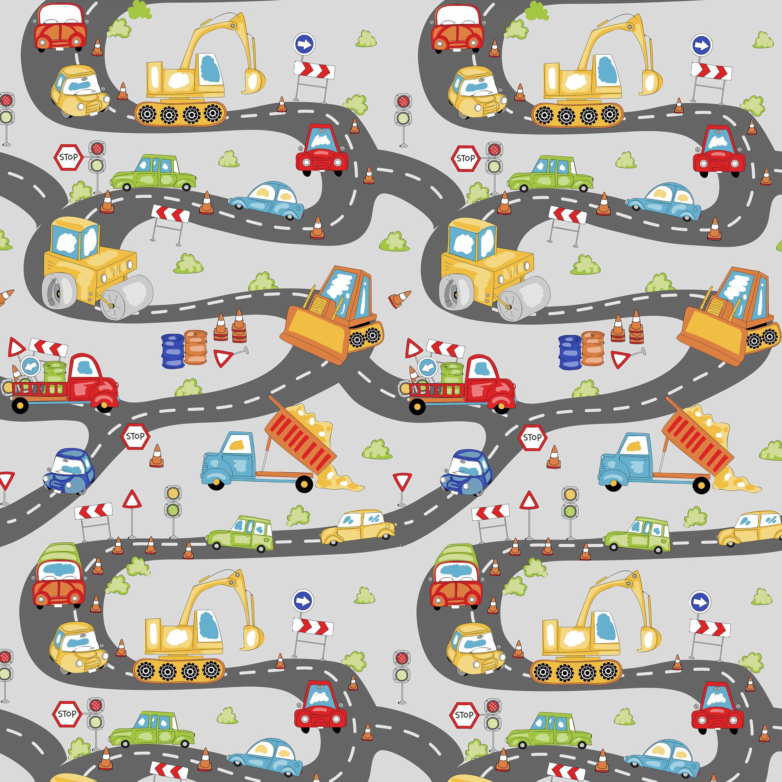 Cool Kids - Colcha Bouti Estampada - Reversible - Infantil - 100% Algodón - 70 gr/m² - Scalextric