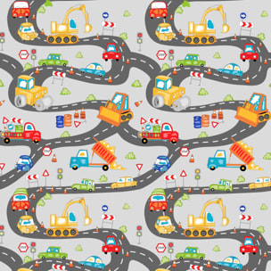 Cool Kids - Colcha Bouti Estampada - Reversible - Infantil - 100% Algodón - 70 gr/m² - Scalextric