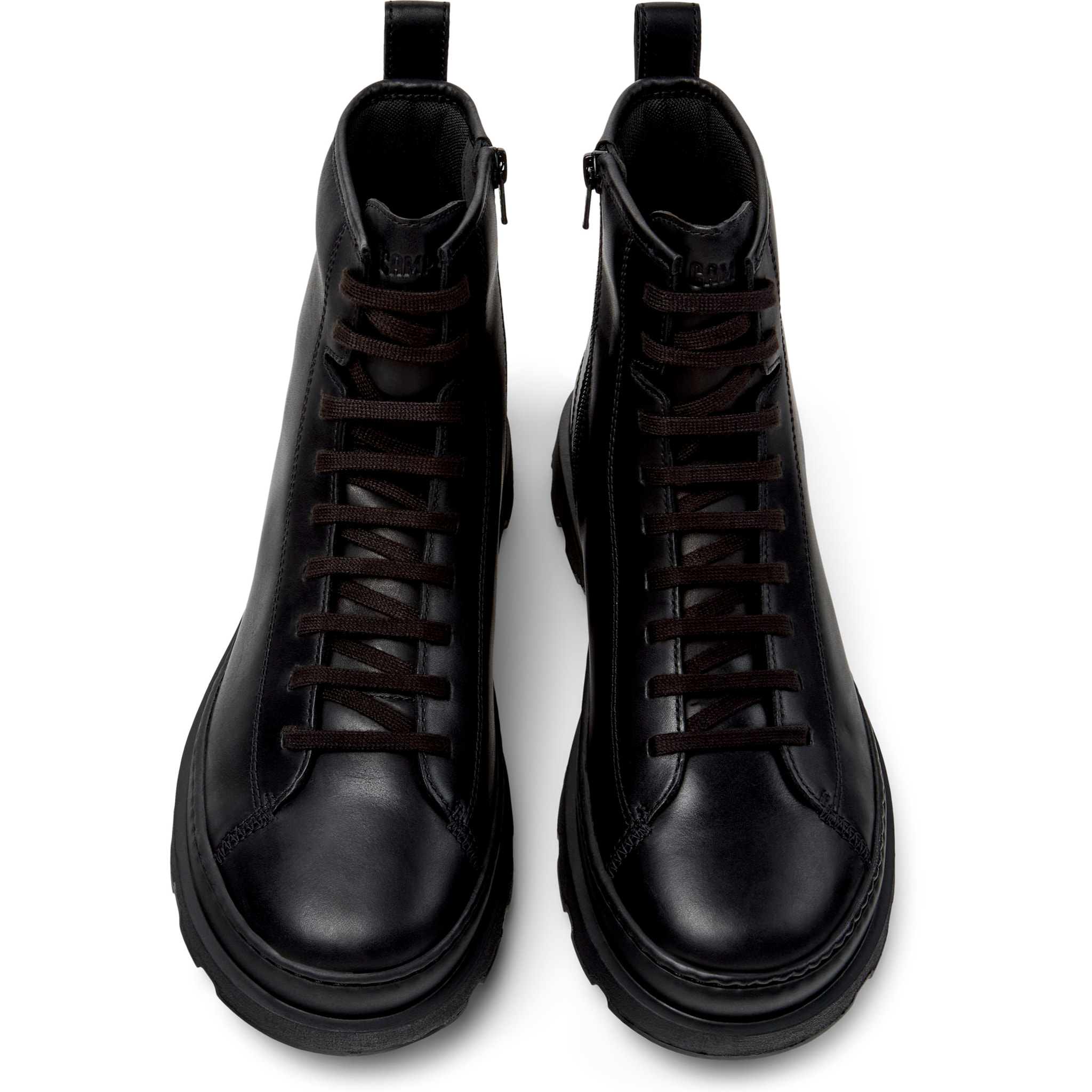 Botines - CAMPER Brutus+ - Negro - Cuero liso