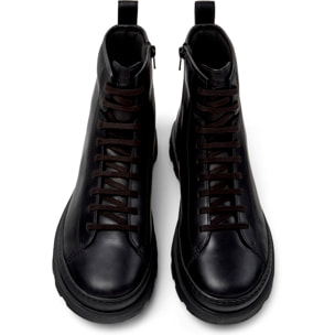 Botines - CAMPER Brutus+ - Negro - Cuero liso