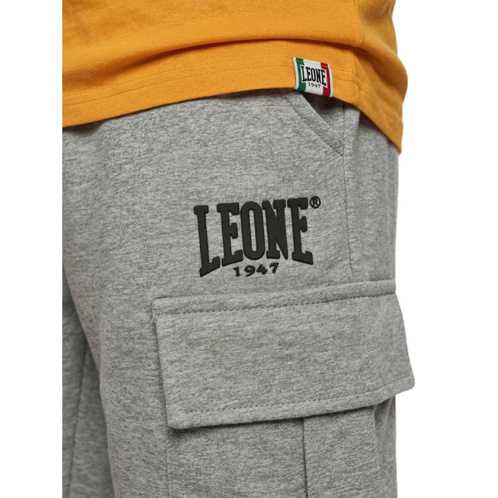 Bermuda cargo da uomo con logo piccolo