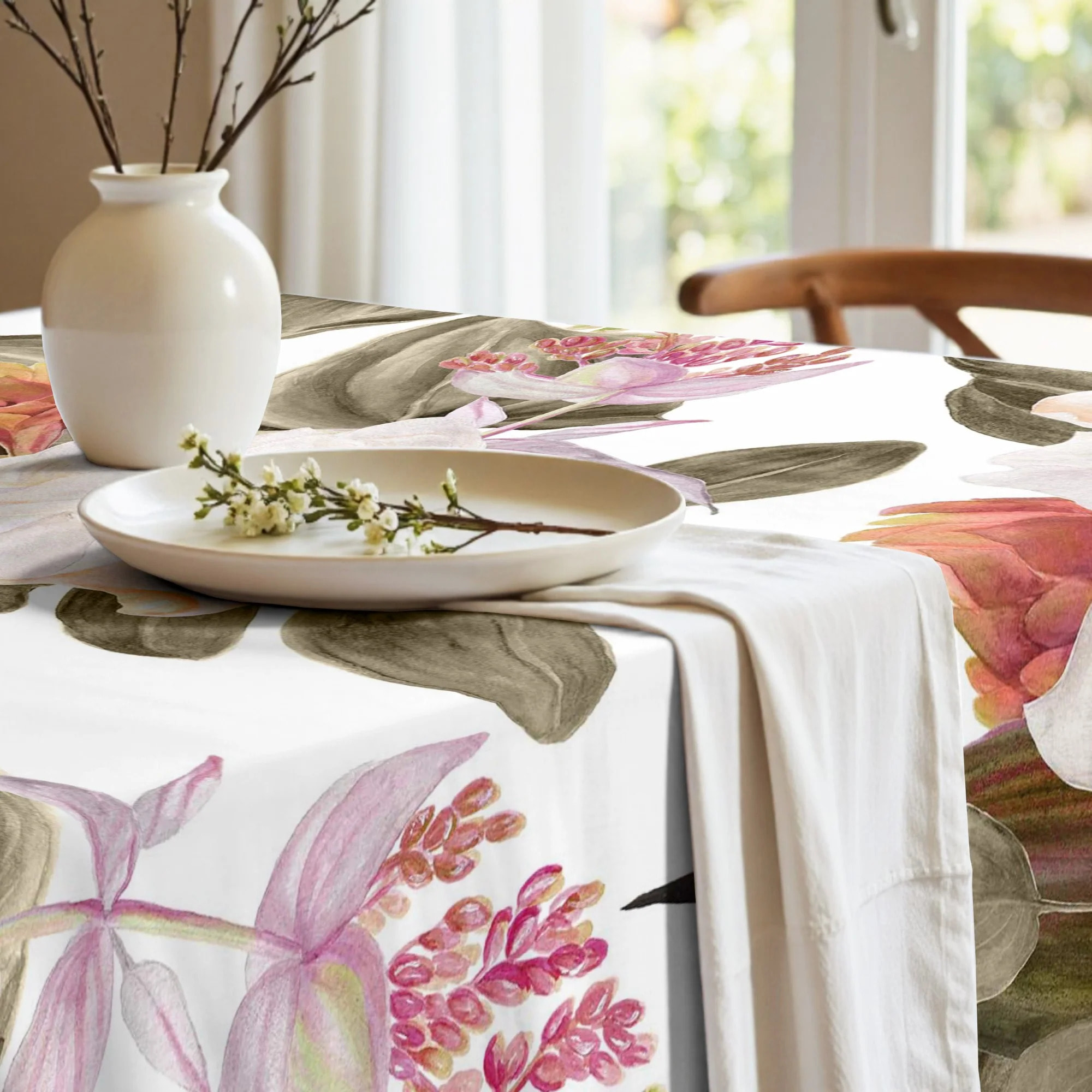 Nappe en résine anti-taches Ula Marron