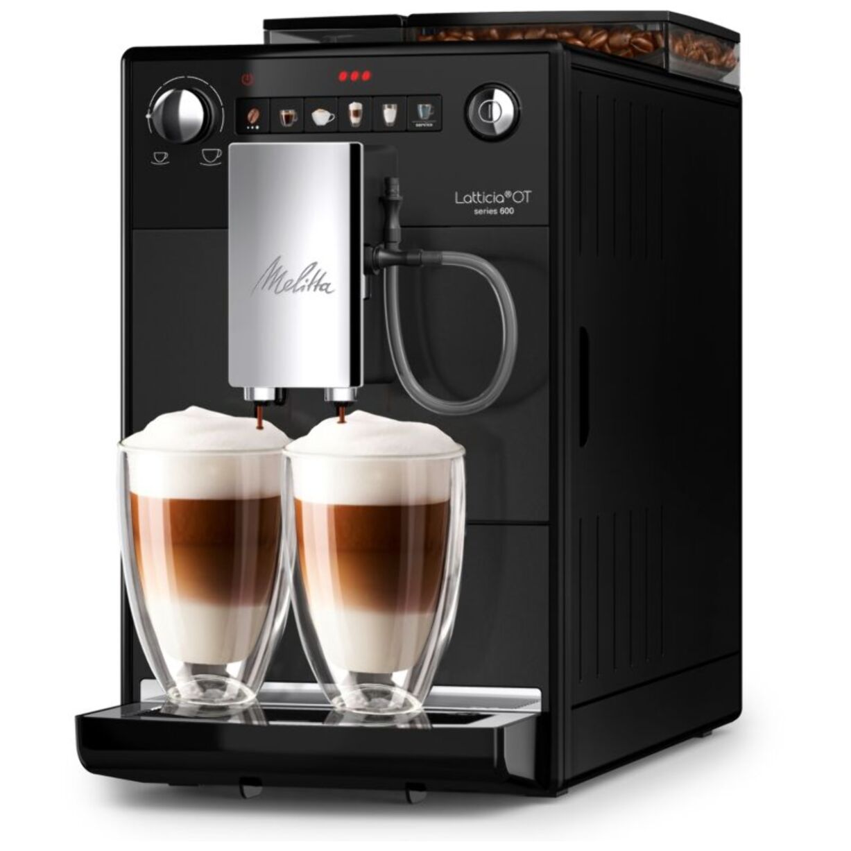 Expresso Broyeur MELITTA Latticia One Touch F300-100 Noir Mat