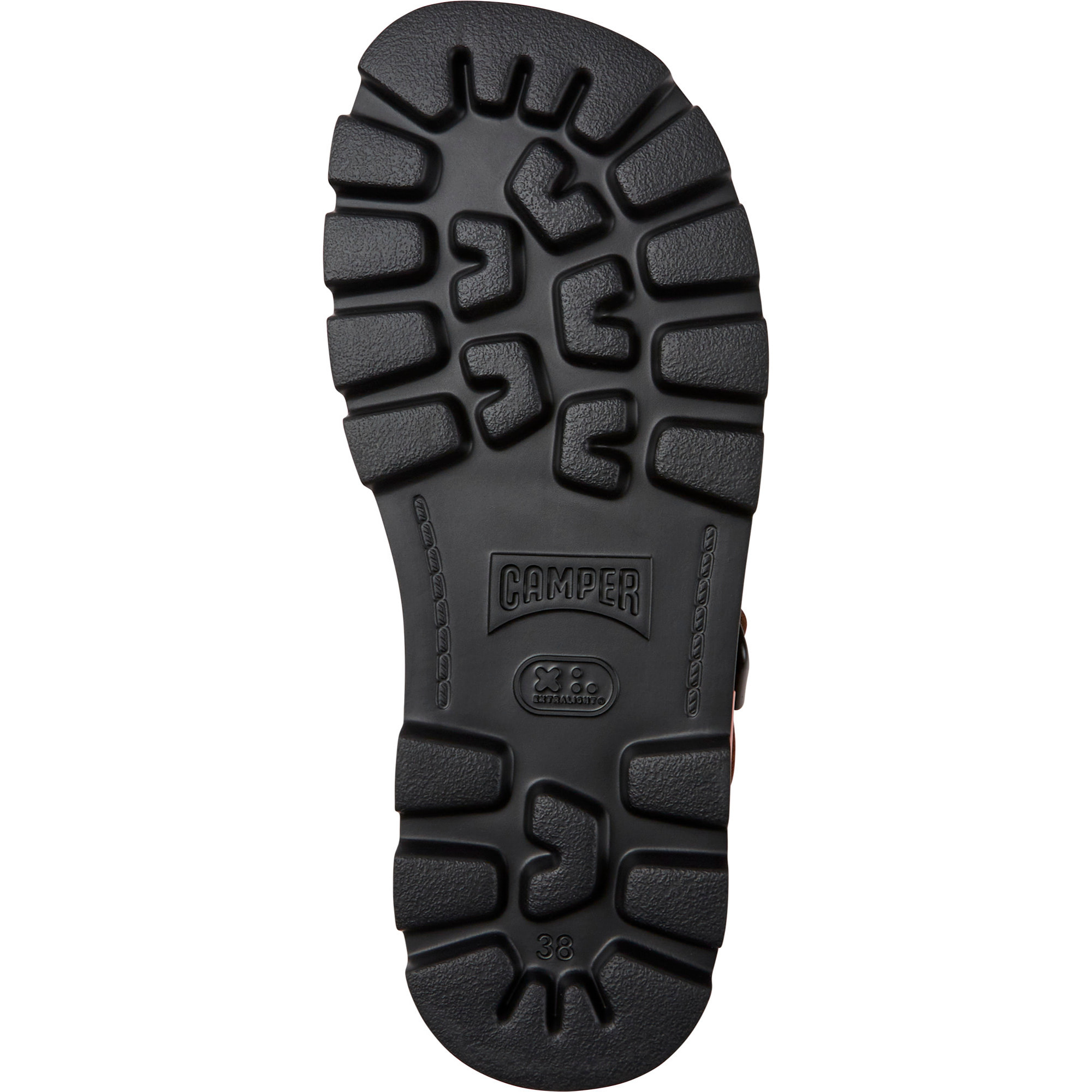 Sandalias - CAMPER Brutus - Rojo - Cuero liso