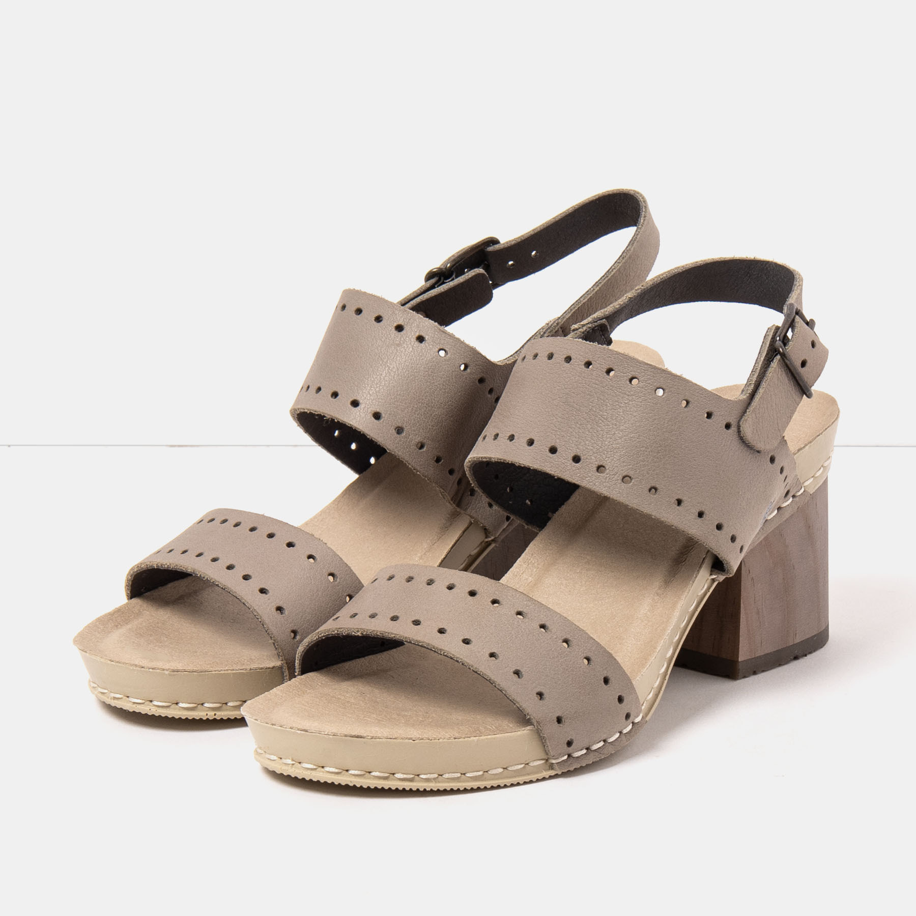 Sandalias con tacón 1864 ROMA CINDER/ I WISH color Cinder