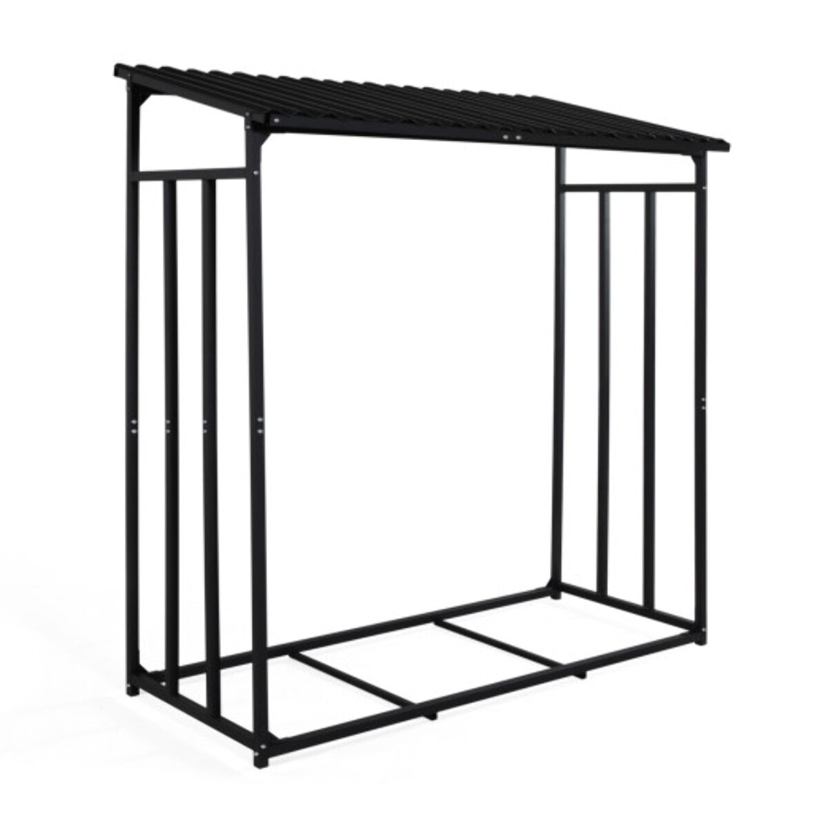 Abri bûches en métal