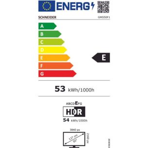 TV QLED SCHNEIDER QLED 50F1-50 pouces (127cm)