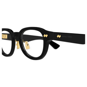 Gafas de Vista Bottega Veneta BV1355OJ-001 de Acetato Unisex 49 mm