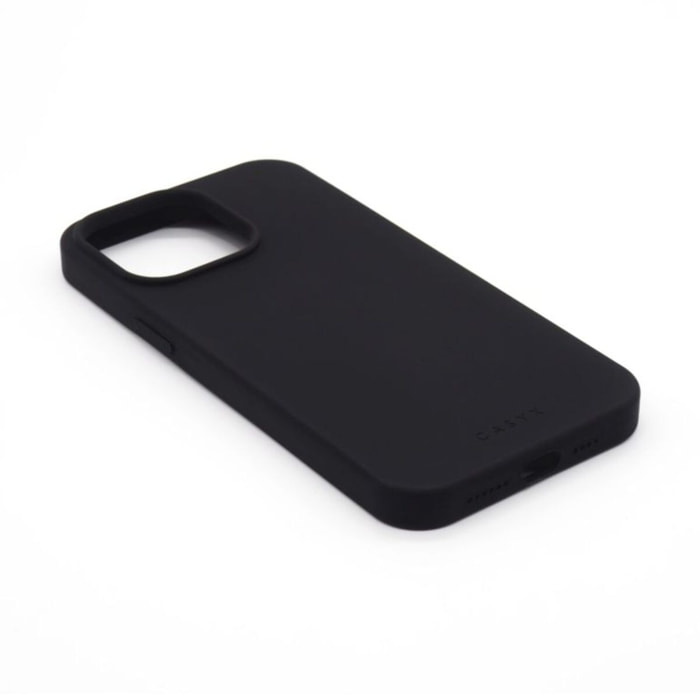 Coque CASYX iPhone 14 Plus silicone Noir MagSafe