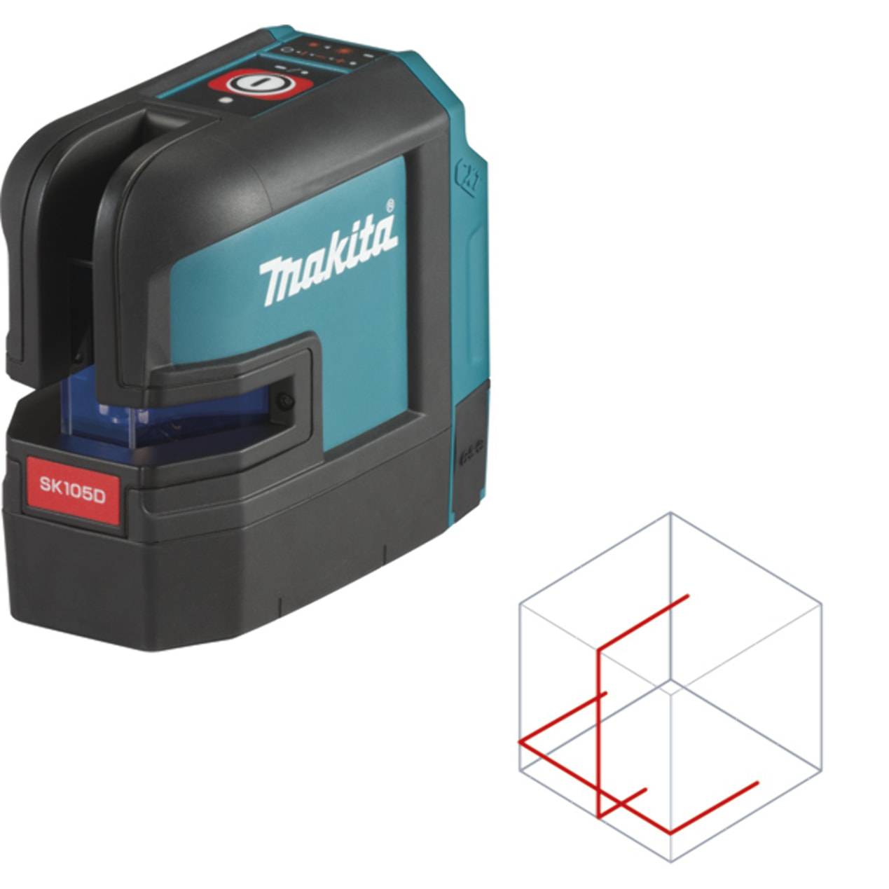 Láser cruzado MAKITA de 25m 12V CXT Li-Ion en bolsa - SK105DZ