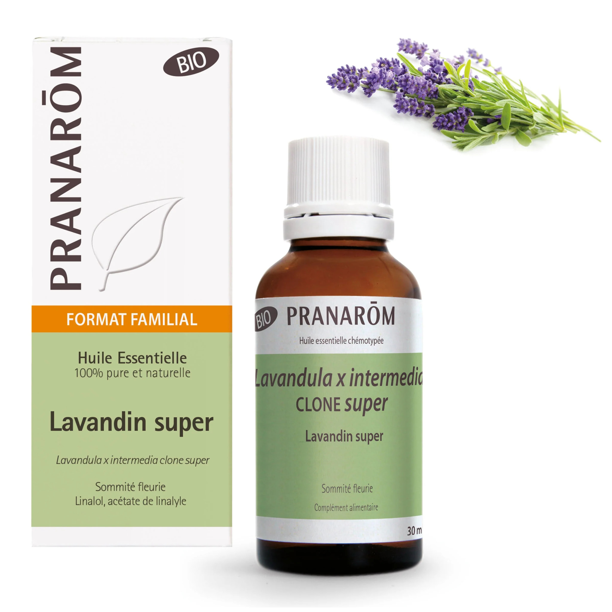 Pranarom - Lavandin super - Bio - 30 ml