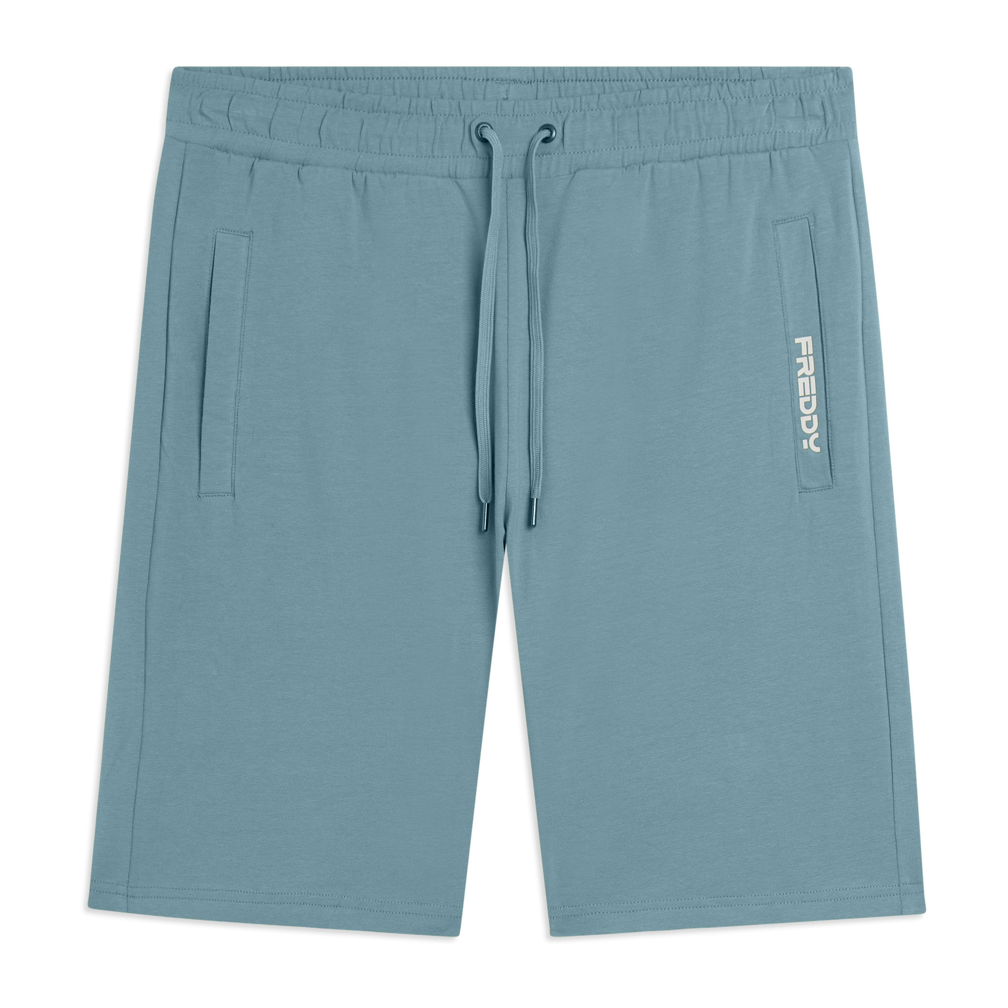 Pantaloni corti in jersey stretch con taschino