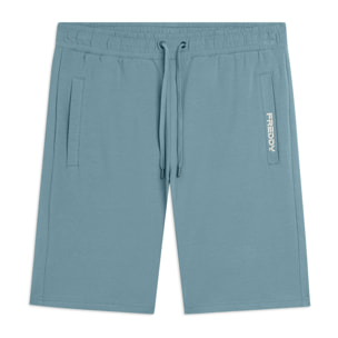 Pantaloni corti in jersey stretch con taschino