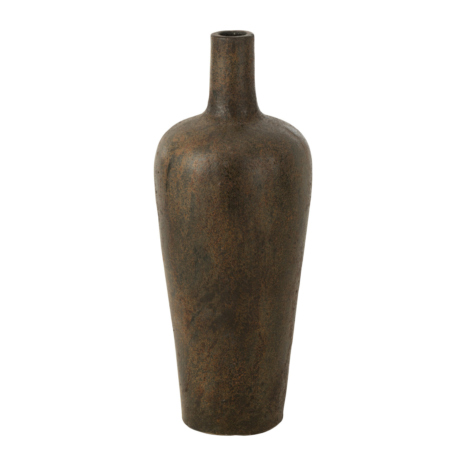 J-Line Vase Victor Ciment Brun Small