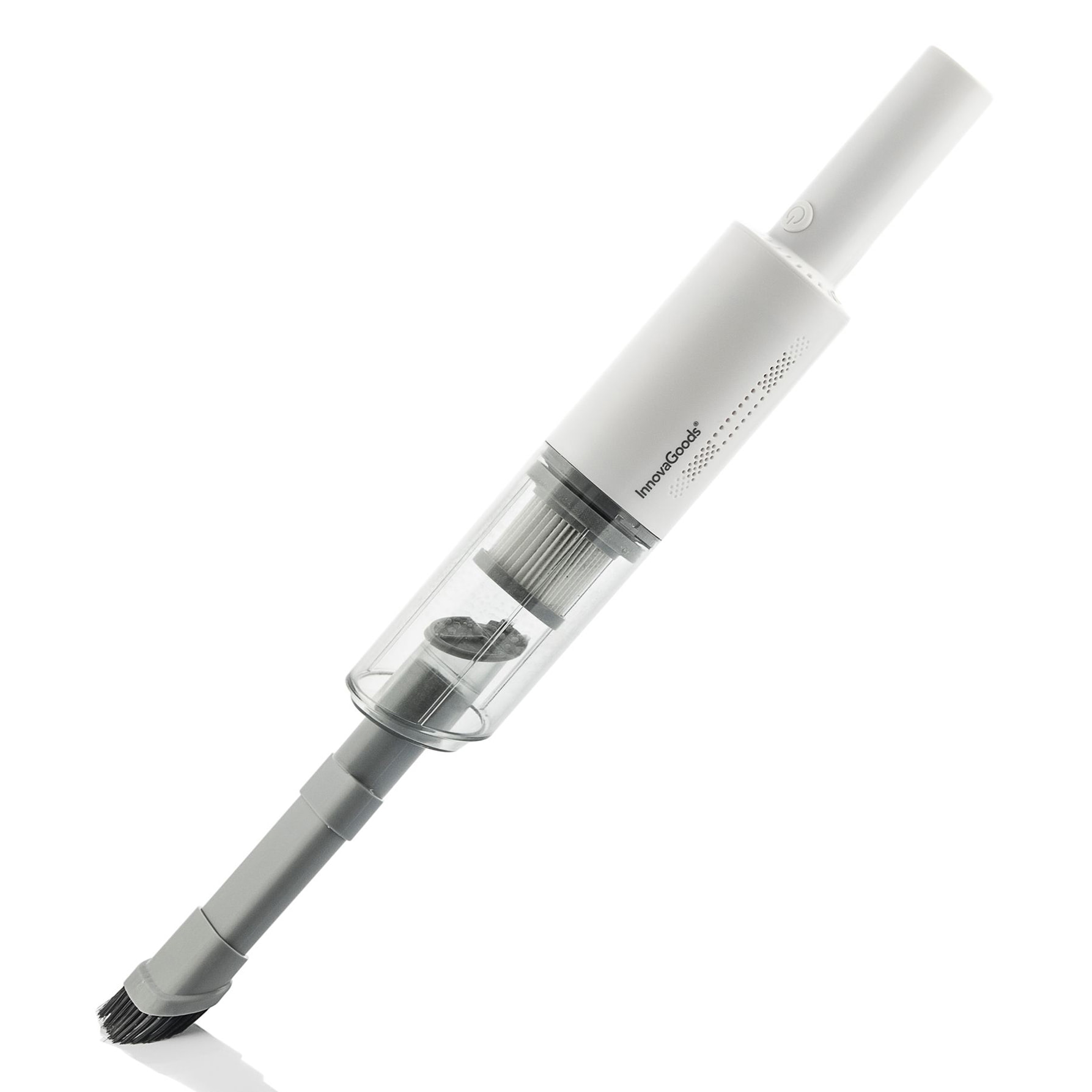 Aspirapolvere portatile ricaricabile Hancuum Home Houseware - bianco e grigio - Ø6,7x36,5 cm