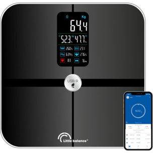 Pèse personne impédancemètre LITTLE BALANCE Cardio X4 ITO USB - reparable