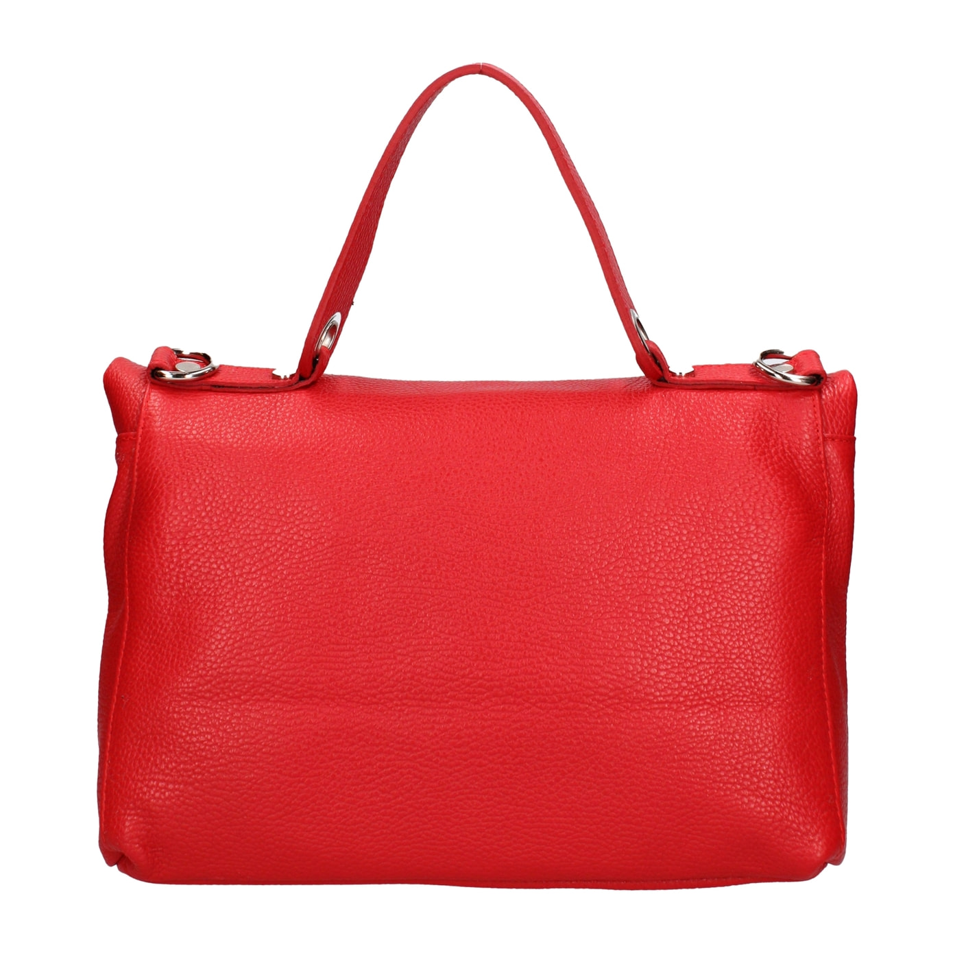 Borsa a spalla convertibile in zaino da donna In Vera pelle Made in Italy 34x21x12 cm