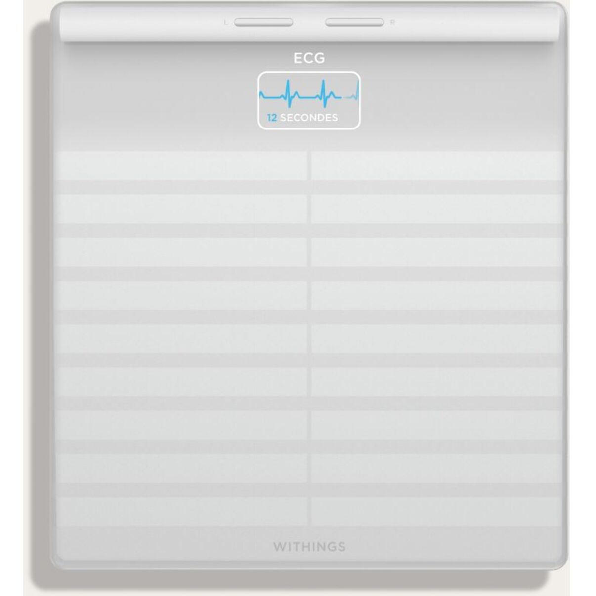 Pèse personne connecté WITHINGS Body Scan Blanche