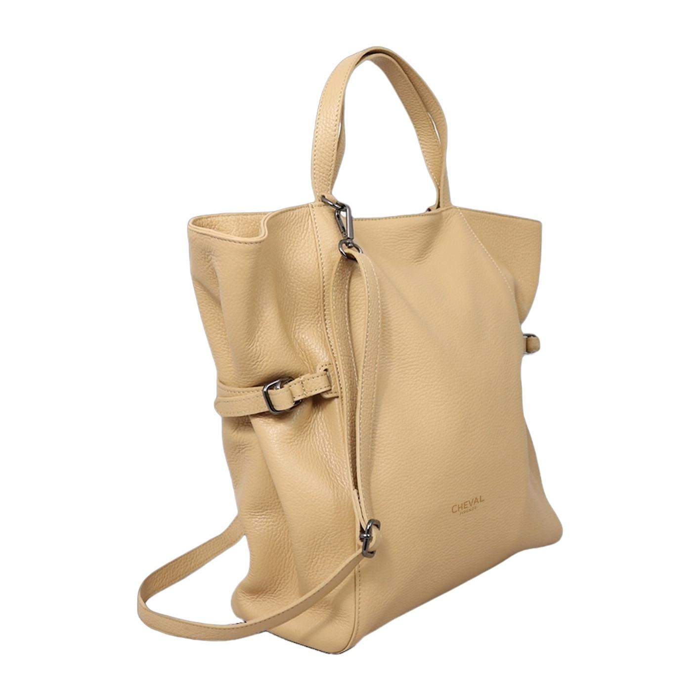 Borsa a spalla Cheval Firenze Electra Savana Beige