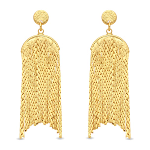 Pendientes acabado en oro amarillo de 18k