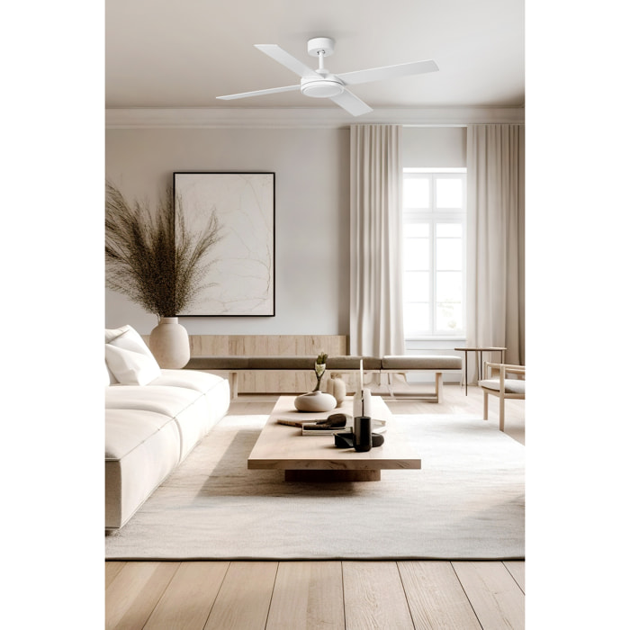 SAINT L LED ventilatore da soffitto bianca