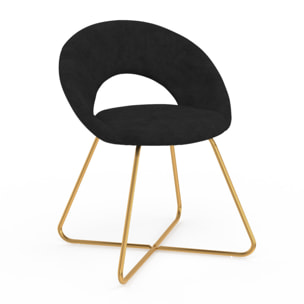 Chaises Malone en velours