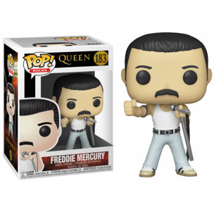 The Queen Funko POP Musica Vinile Figura Freddie Mercury Radio Gaga 9cm